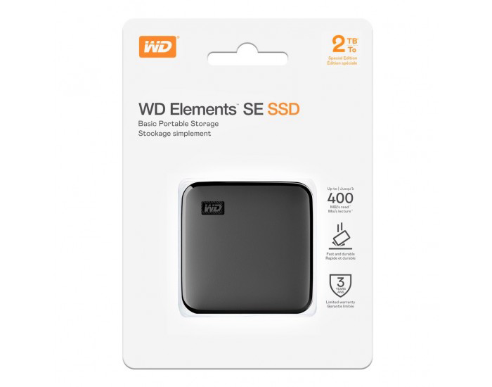 WD EXTERNAL SSD 2TB ELEMENTS